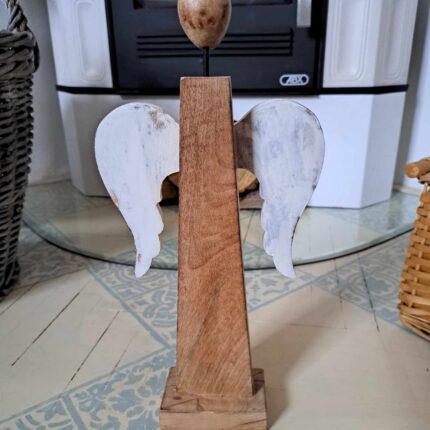 Anděl Gabriel, mangové dřevo-38 cm