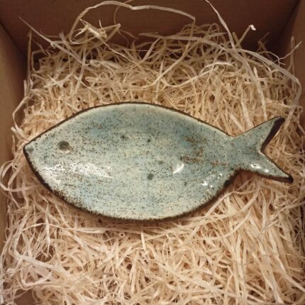 Miska, svícen, rybka